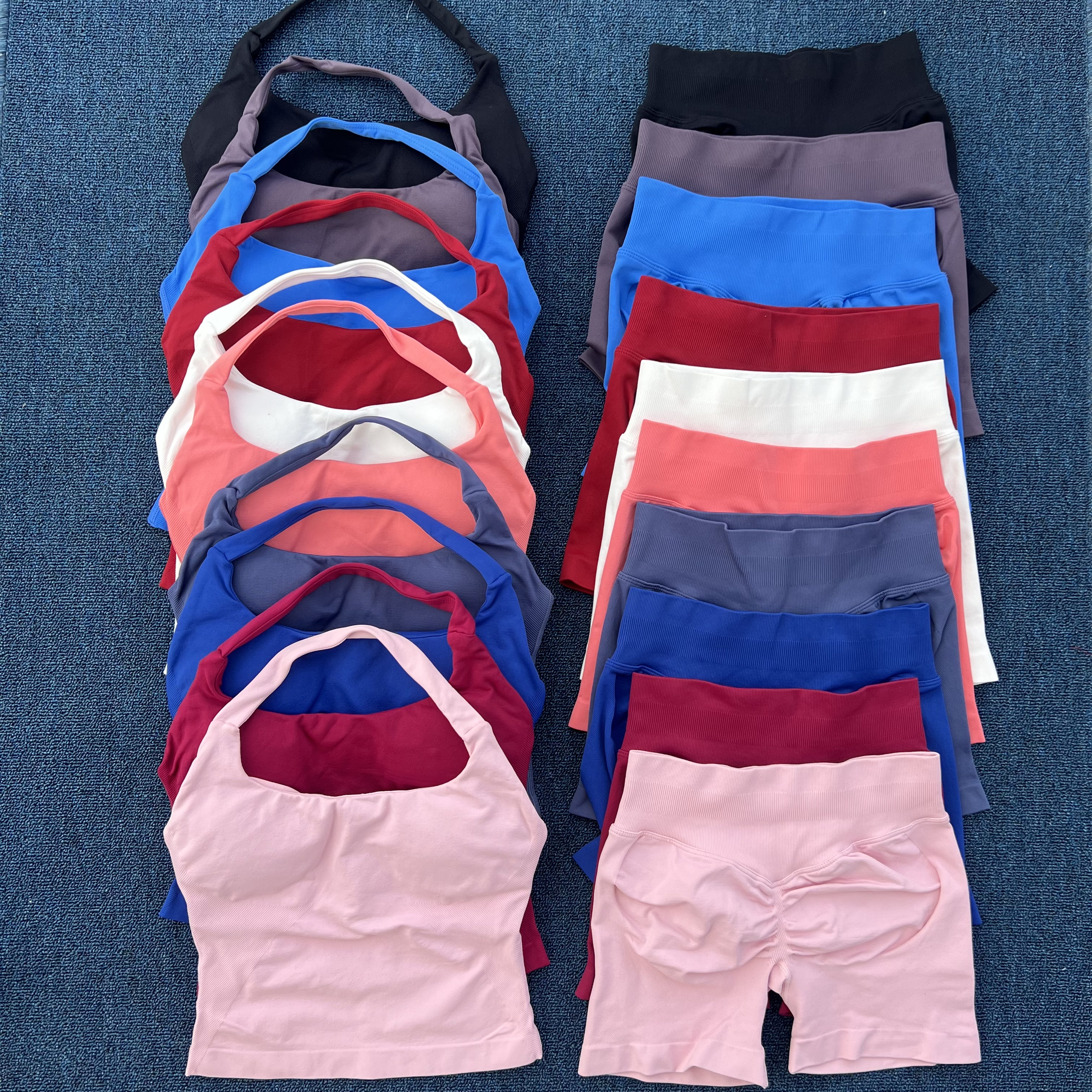 Pilates Yoga Kit - Yoga 2PCS Halter Top Leggings Gym