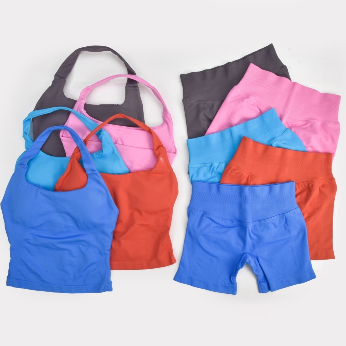 Yoga 2PCS Halter Top Leggings  - Pilates Yoga Kit 리뷰 및 가격