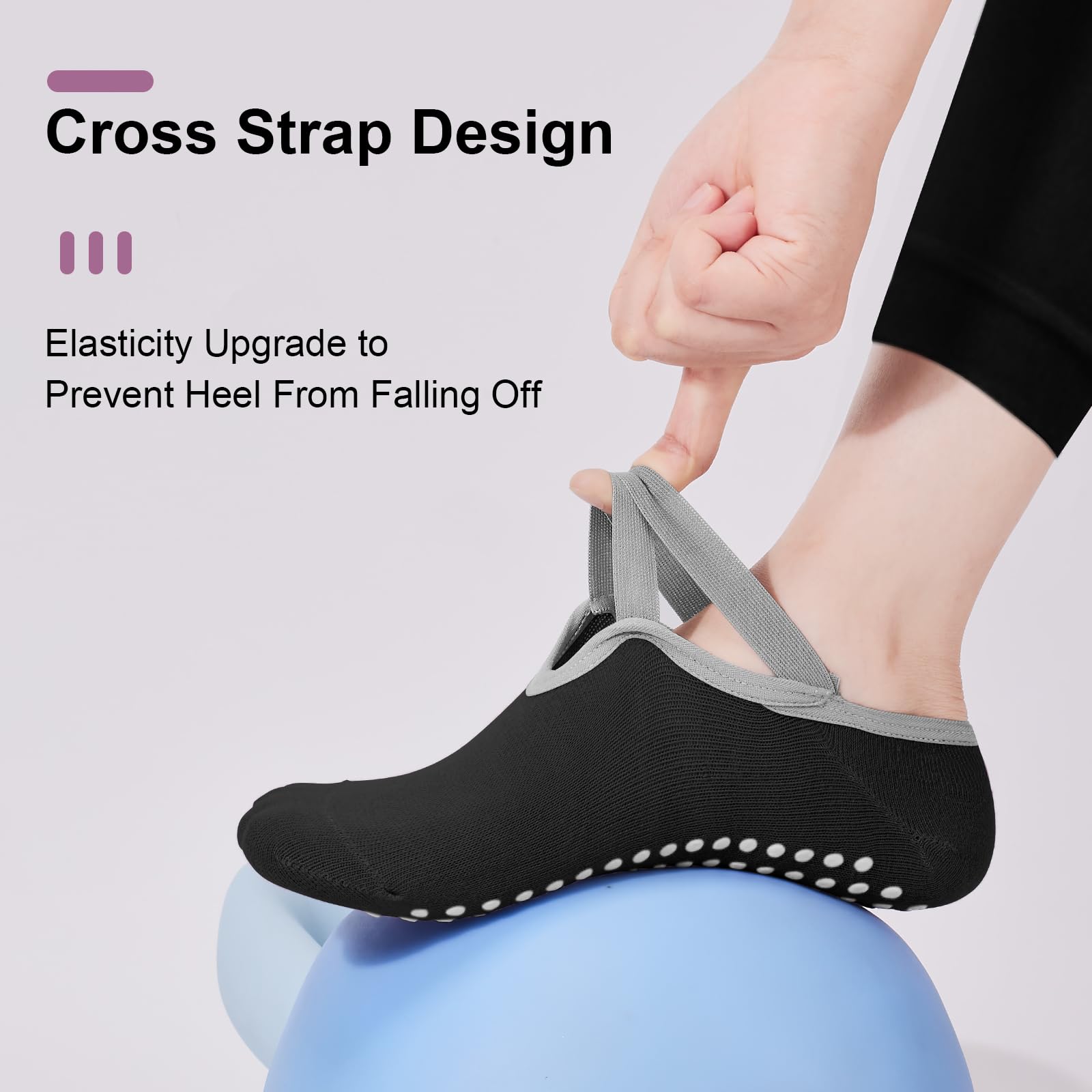 4-pack women's Pilates socks,  - Pilates Yoga Kit 리뷰 및 가격