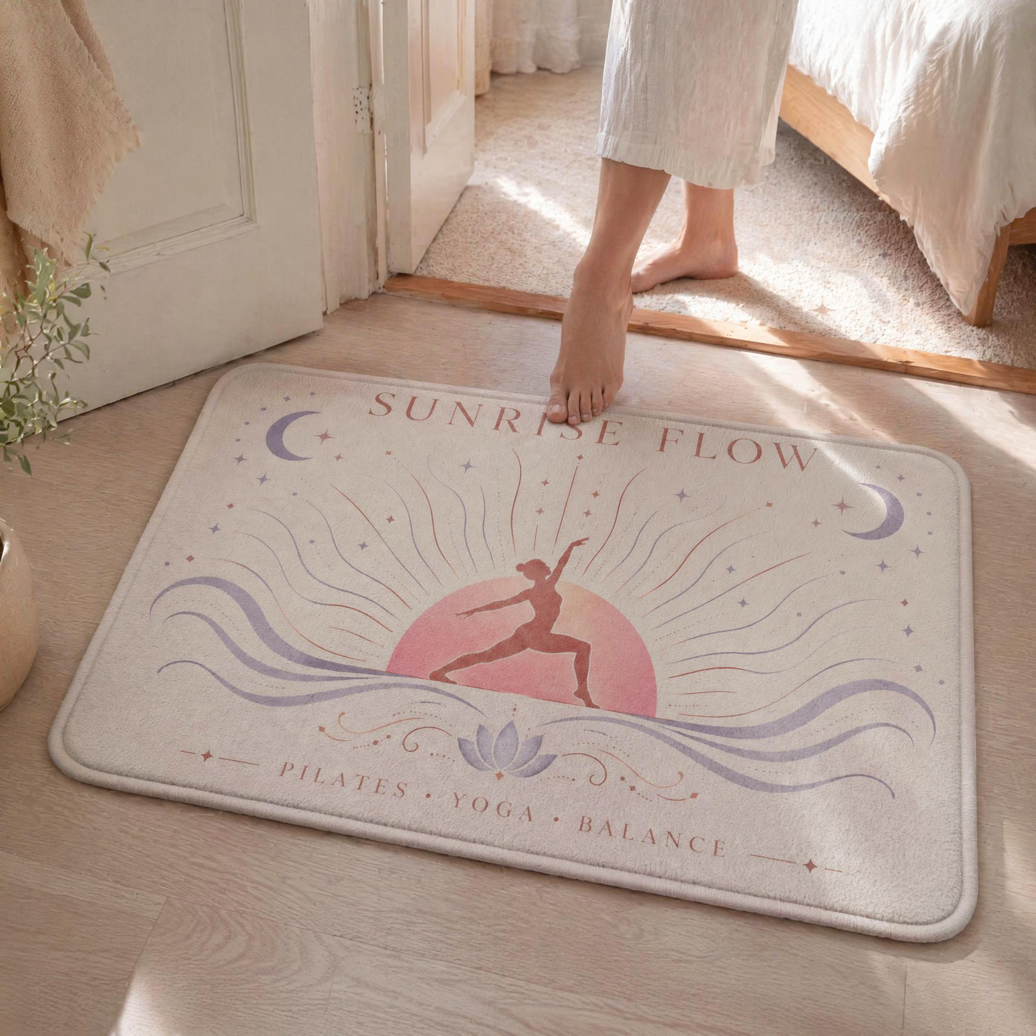 Sunrise Flow Yoga Doormat Pila - Pilates Yoga Room 리뷰 및 가격