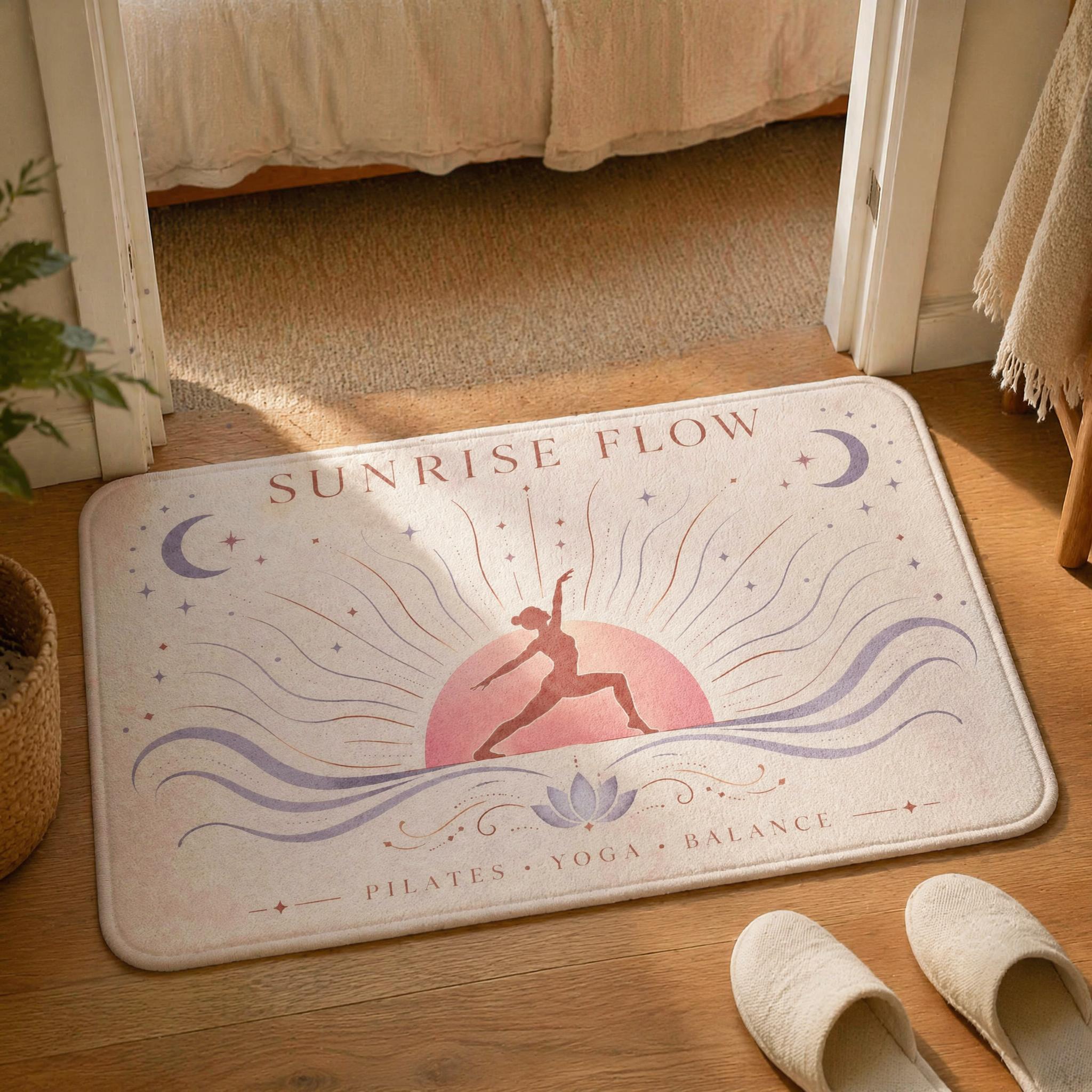 Sunrise Flow Yoga Doormat Pila - Pilates Yoga Room 리뷰 및 가격