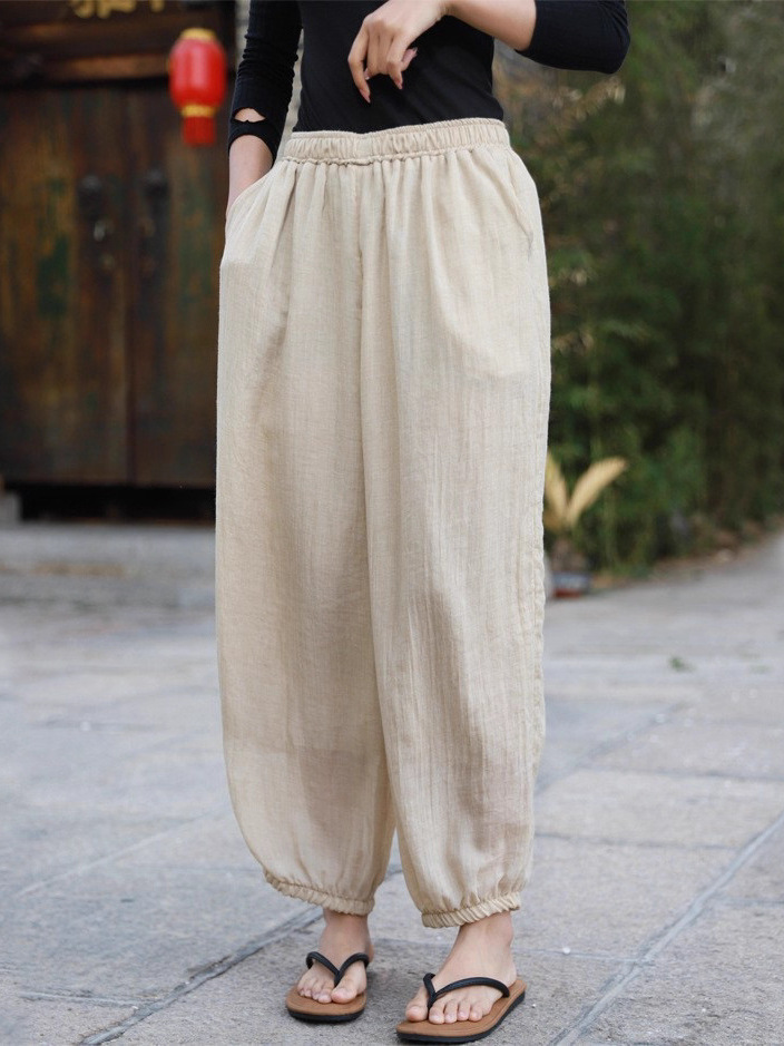Cotton Linen Yoga Pants Women' - Pilates Yoga And Tai Chi 리뷰 및 가격