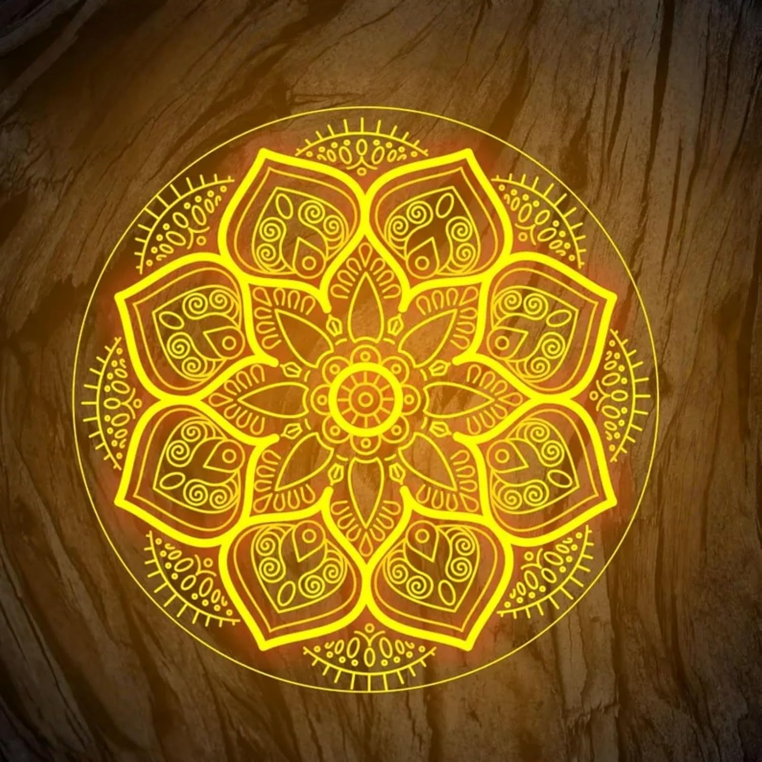 Mandala Neon Sign USB Powered  - Pilates Yoga Room 리뷰 및 가격