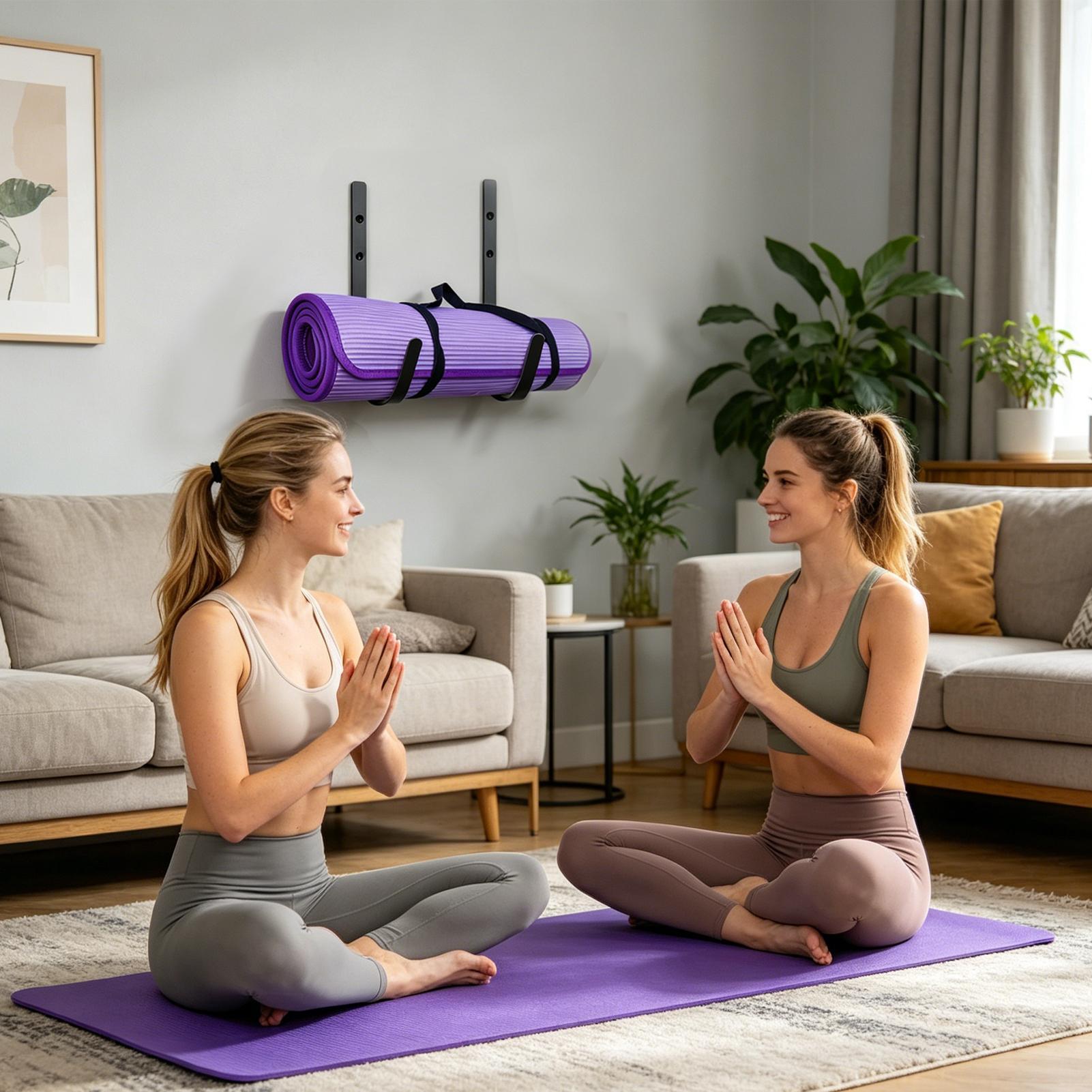 Yoga Mat Wall Mount Foam Rolle - Pilates Yoga Room 리뷰 및 가격