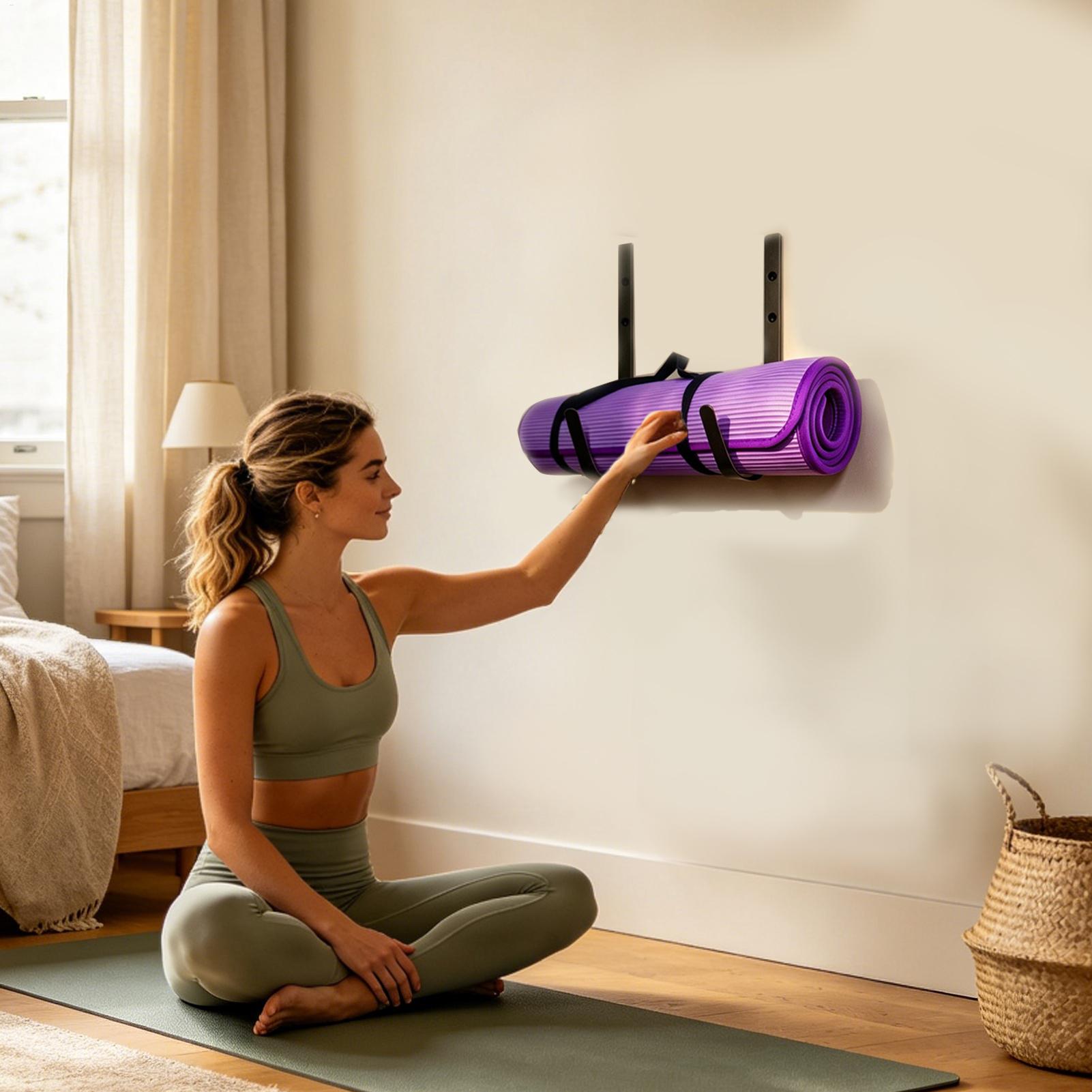 Yoga Mat Wall Mount Foam Rolle - Pilates Yoga Room 리뷰 및 가격