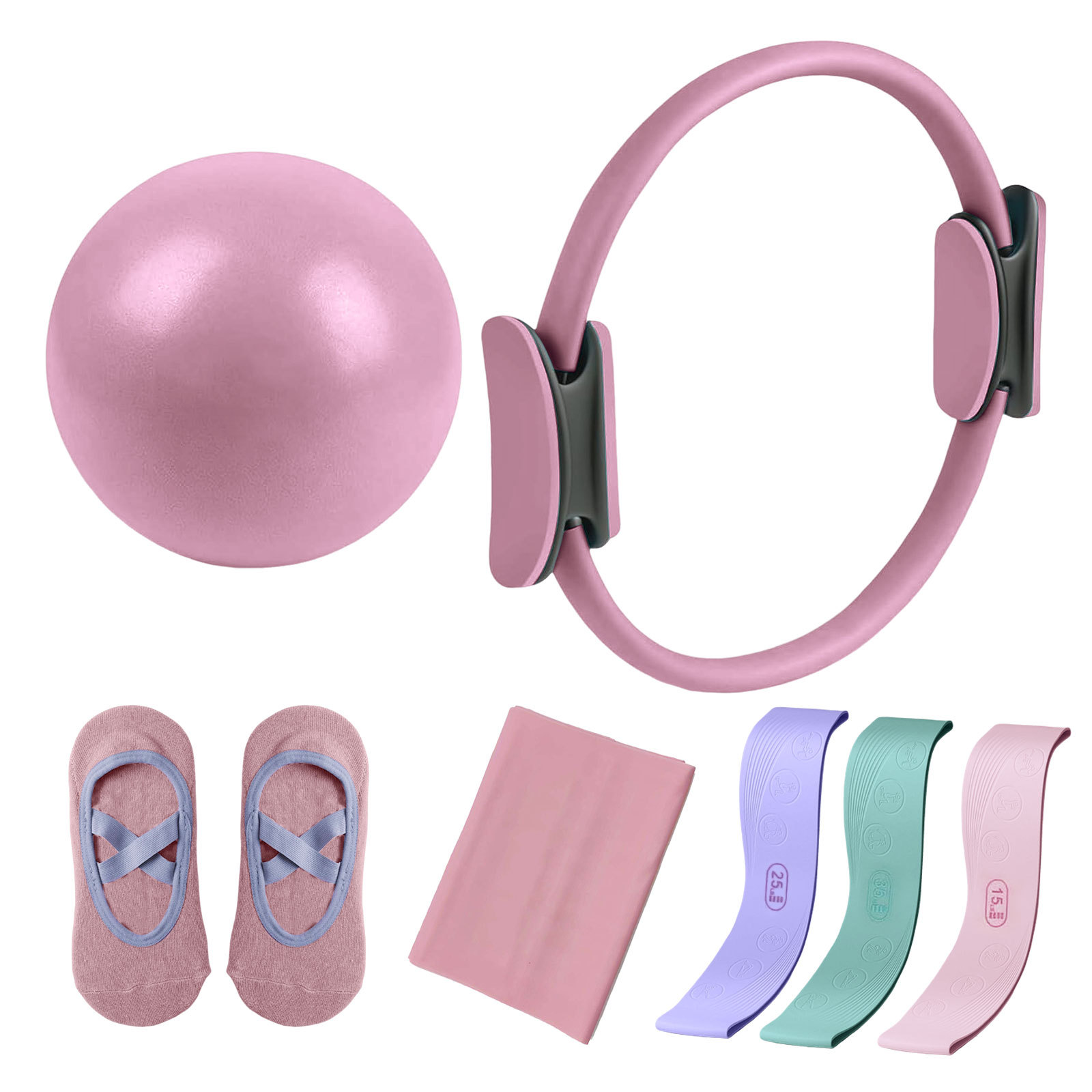 Pilates Circle Resistance Band - Pilates And Yoga Combined 리뷰 및 가격